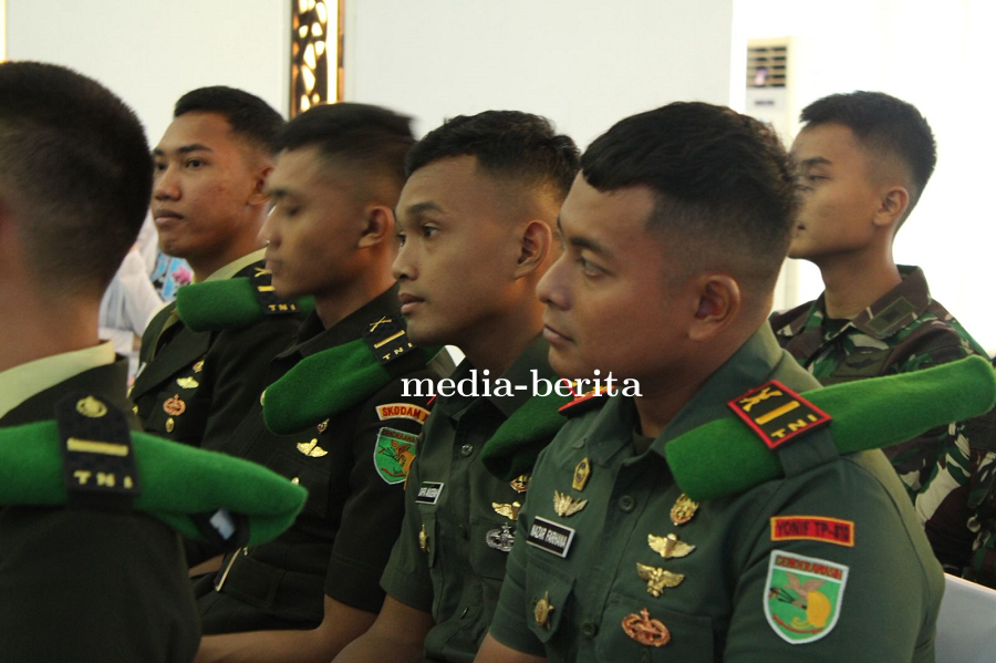 Yonif TP 810 Mengirimkan Delegasi Perwira Pada Kegiatan Edukasi Karakter Putra Putri Papua di Kodam 