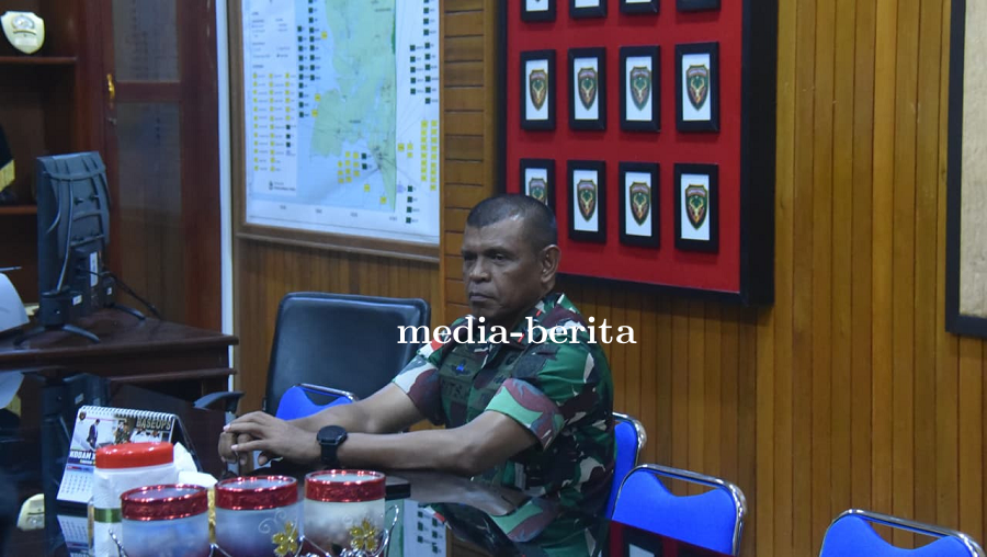 Pangdam XXIV/MT Terima Kunjungan Kompas TV, Perkuat Sinergi TNI dan Media Nasional