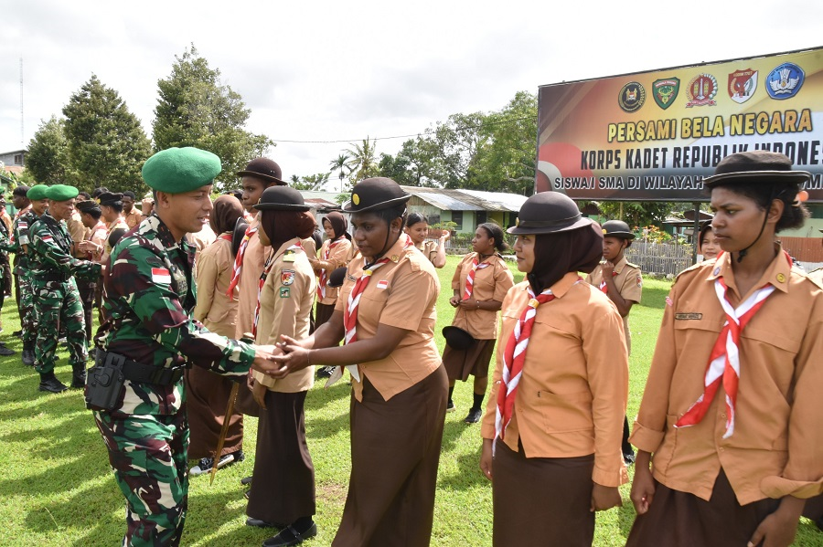 Dandim 1707/Merauke Tutup Persami KKRI 2026: Semangat Bela Negara Generasi Muda Tak Boleh Padam