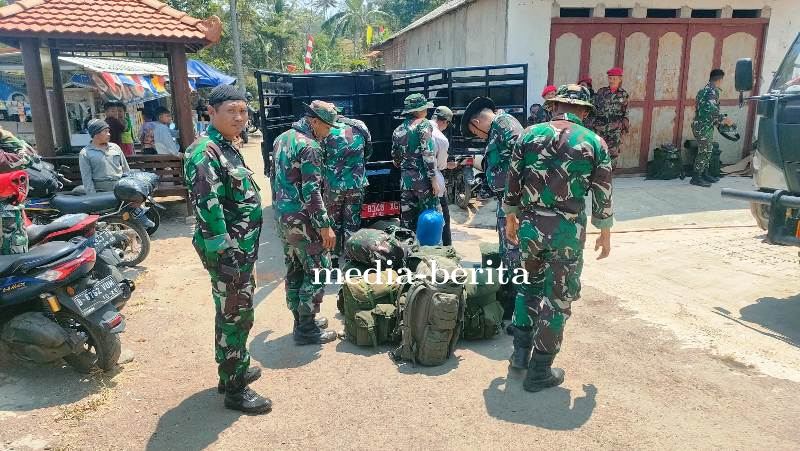 Ini Pasukan Teknis Satgas TMMD Reguler Brebes Dari Yon Zipur 4 Kompi A Slawi