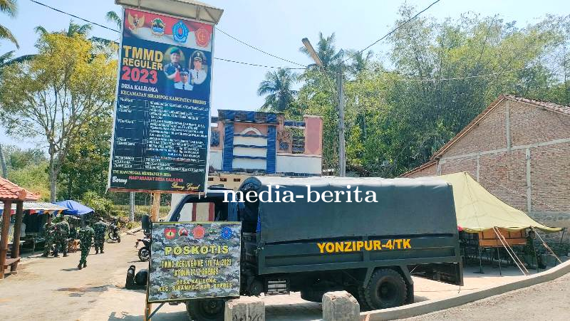Pos Kotis Pusatnya Kegiatan TMMD Reguler 118 Brebes