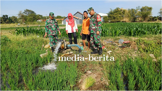 Program Pompanisasi Kodim Tegal Bantu Pengairan Petani 