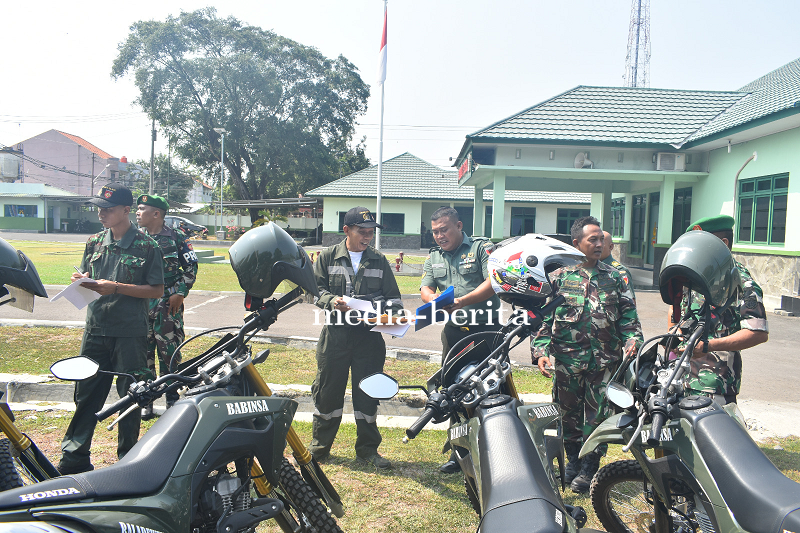 Kendaraan Dinas Kodim 0712 Tegal Di Cek Oleh Tim Har Benglap Slawi 