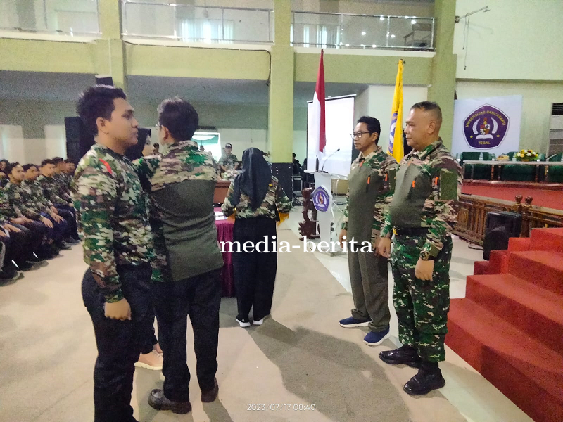 Kodim Tegal Berikan Wasbang Kepada Mahasiswa UPS Tahun Anggaran 2023