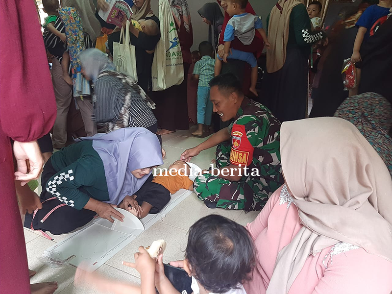 Babinsa Pendampingan Kegiatan Posyandu