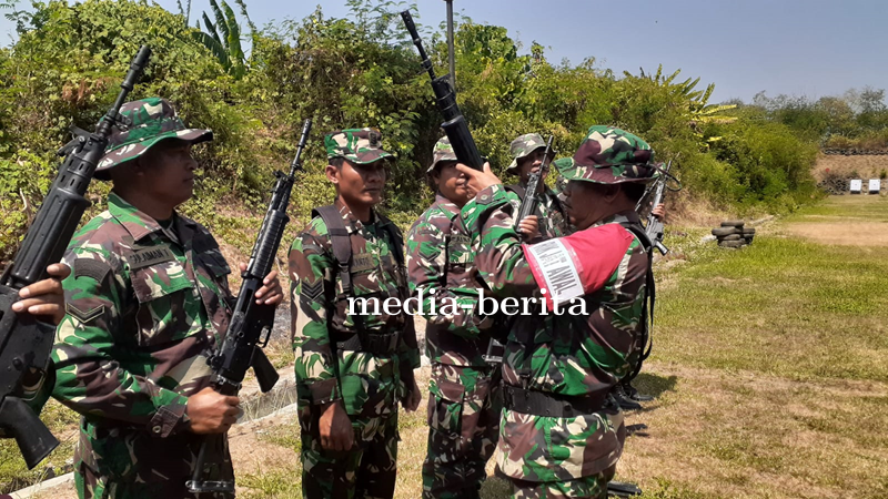 Kodim Tegal Gelar Latihan Menembak Senjata Ringan TW III TA 2024