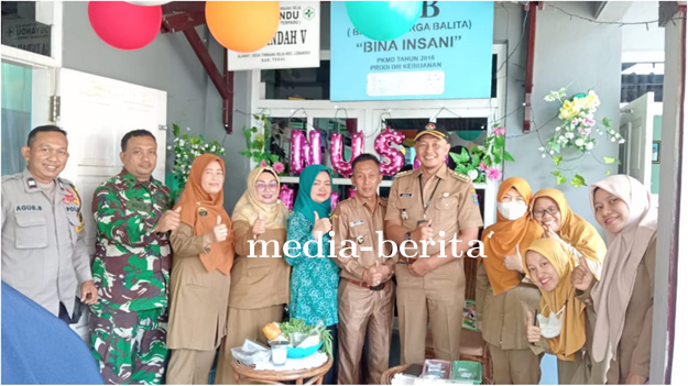 Babinsa Peltu Edy Hadiri Acara Jambore Kader Posyandu Tingkat Kecamatan Lebaksiu