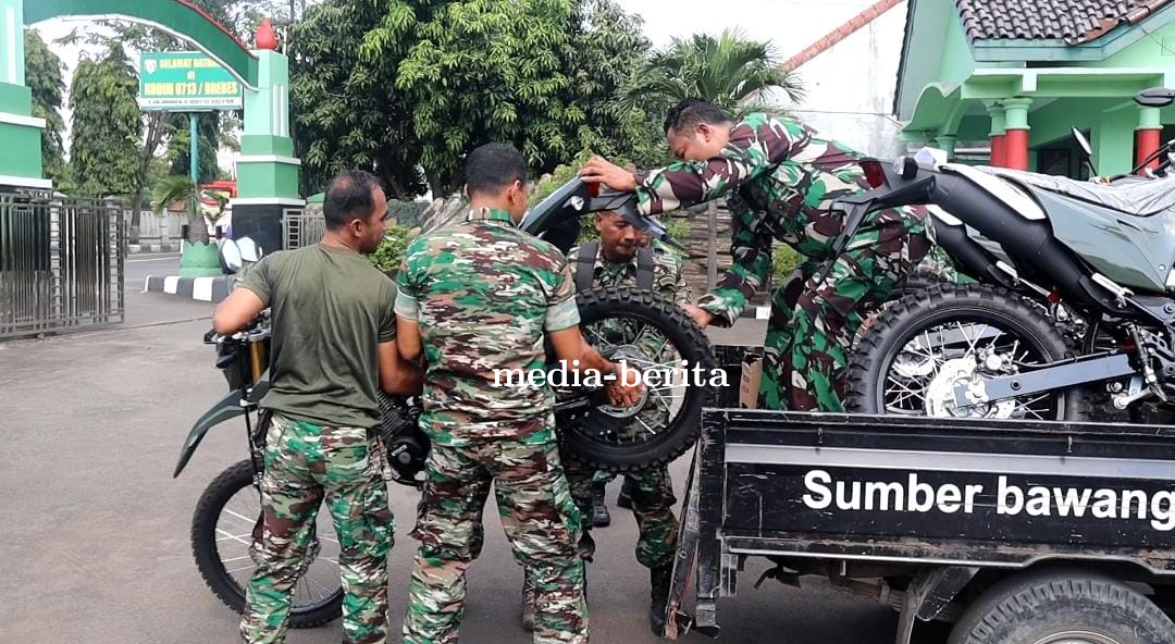 Babinsa Brebes Terima Trail Dinas