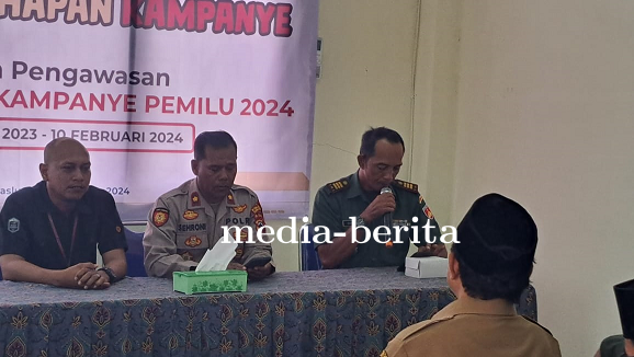 Danramil Tegal Selatan Hadiri Rapat Persiapan Pengawasan Tahapan Kampanye Pemilu 2024