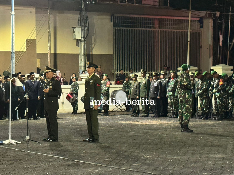 Dandim Tegal Pimpin Apel Kehormatan Dan Renungan Suci HUT RI Ke-79 Tahun 2024 Tingkat Kota Tegal